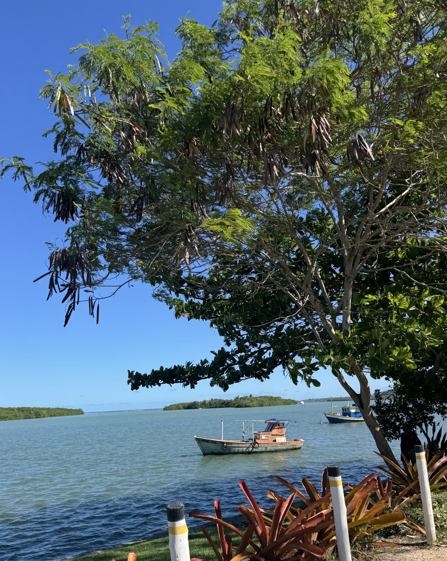 Paisagem à beira da água em Santo André